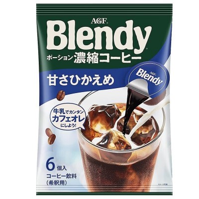 日本进口AGF Blendy浓缩胶囊咖啡速溶无蔗糖咖啡液布拉迪冰黑咖啡图5