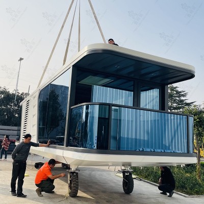 环绕观景太空舱酒店 拓展地宇航员主题民宿 炭烤营地航空铝太空舱图5