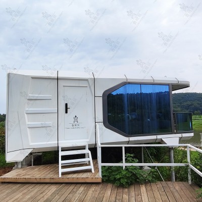 网红创意太空舱民宿客房厂家 可移动科技太空舱 民宿酒店轻钢住宿图4