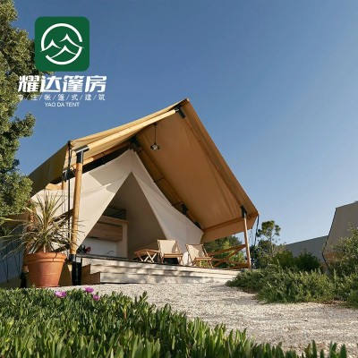 户外旅游酒店式野奢房大型网红景区露营地度假屋农家乐民宿帐篷