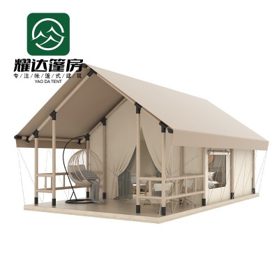 户外旅游酒店式野奢房大型网红景区露营地度假屋农家乐民宿帐篷图5