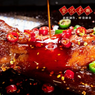 手撕烤兔整只550g兔子肉烤兔麻辣零食四川地方特色卤味食品  2袋图3