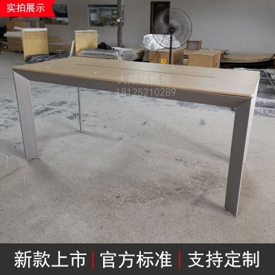2021新款厂家自销烤漆3.6版华为手机电脑摆放陈列展示柜台体验桌图5