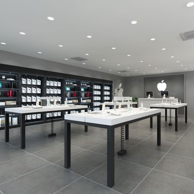 苹果体验台展示桌MONO专卖店铁质手机展柜展架中岛收银台配件柜台
