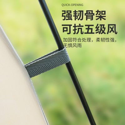 皓月Air家庭全自动帐篷 免拆 3-4人户外休闲野营帐篷公园防水防晒  2顶图5