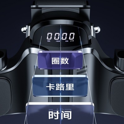 健腹轮练腹肌健身器材家用卷腹轮滚轮健腹器男士自动回弹收腹神器 1台图3