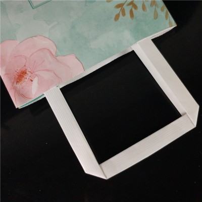 创意礼品袋设计 服装店外卖纸袋现货手提白牛皮纸袋 化妆品包装袋  100个图6
