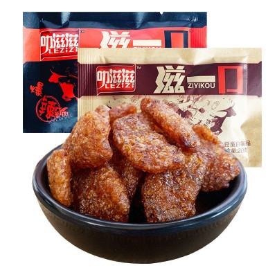 叻滋滋滋一口韩式素牛肉零食爆辣大豆素肉肥牛8090后儿时怀旧小吃图3