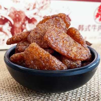 叻滋滋滋一口韩式素牛肉零食爆辣大豆素肉肥牛8090后儿时怀旧小吃图6