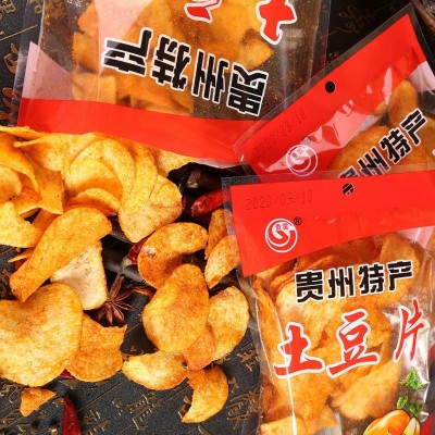 贵州土豆片麻辣土豆洋芋片特产零食休闲小吃香辣脆薯片40g大批发图4