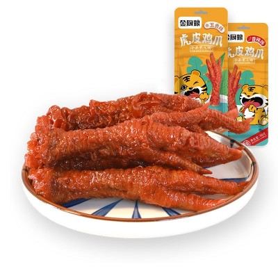 金厨娘虎皮鸡爪香辣鸡爪休闲卤味小零食凤爪零食 鸡爪零食批发图4