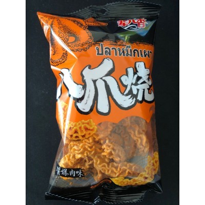 【30包每件分装批发】辈儿香零食八爪烧休闲零食膨化食品图5