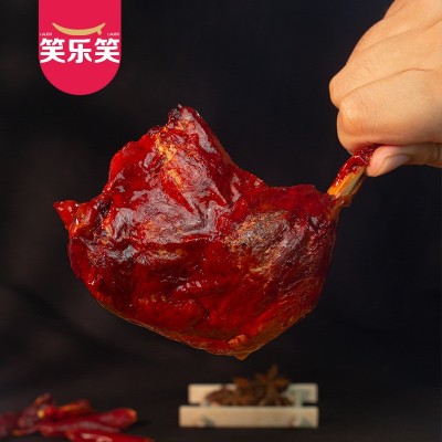 110g乡巴佬风味鸭腿学生宿舍懒人即食零食卤味熟食麻辣大鸭腿批发图2
