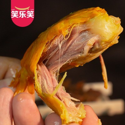 笑乐笑110g大鸭腿香辣红烧盐焗肉类零食熟食小吃开袋即食整箱批发图2