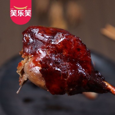 笑乐笑110g大鸭腿香辣红烧盐焗肉类零食熟食小吃开袋即食整箱批发图4