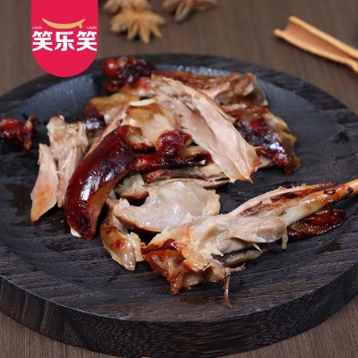 笑乐笑110g大鸭腿香辣红烧盐焗肉类零食熟食小吃开袋即食整箱批发图5