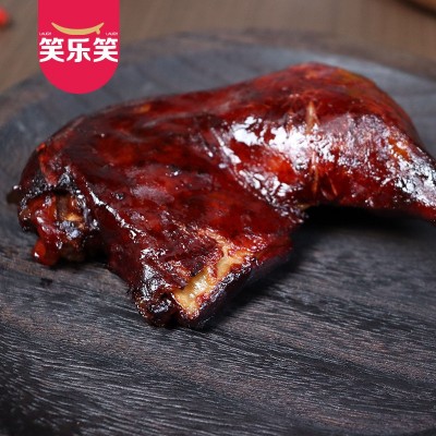 笑乐笑110g大鸭腿香辣红烧盐焗肉类零食熟食小吃开袋即食整箱批发图3