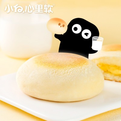 小白心里软奶皮白面包营养早餐夹心软面包即食糕点分销批发图2