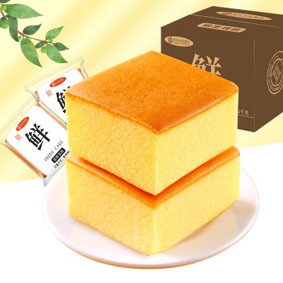 锁鲜蛋糕原味纯蛋糕休闲零食早餐面包食品糕点地摊批发一件代发图3