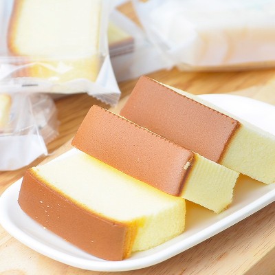 Aji长崎蛋糕北海道牛奶味抹茶味330g早餐蛋糕口袋面包零食批发图2