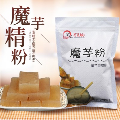四川魔芋豆腐粉食品级葡甘露聚糖纯黑魔芋精粉代餐粉饱腹家用批发图5
