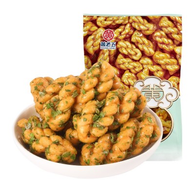 【黄老五麻花酥408g】 网红手工香酥麻花休闲零食小吃多口味批发图4
