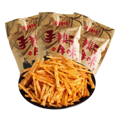 香铛铛手撕牛味30克好肉麻芝麻辣条辣白菜味麻辣条儿时怀旧小零食图5