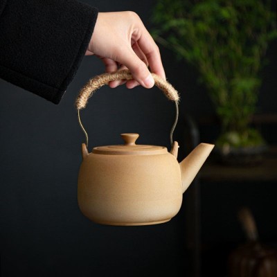 罐罐烤奶罐围炉煮茶奶茶壶侧把壶日式家用户外碳煮茶壶可明火茶壶图5