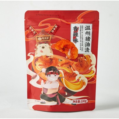 温州特产香酥脆猪油渣100g油炸五花肉网红零食五香烤肉渣味猪肉干图5