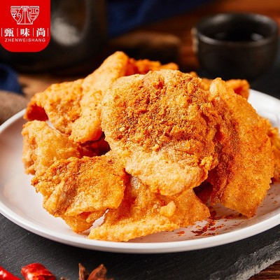 温州特产香酥脆猪油渣100g油炸五花肉网红零食五香烤肉渣味猪肉干图4