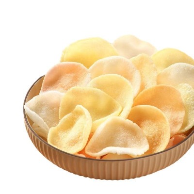 彩色虾片自己炸油炸彩色虾片半成品网红新年零食图4