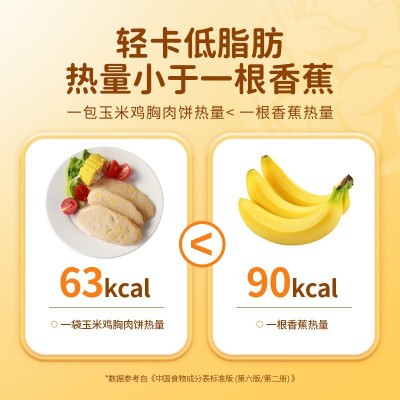 袋鼠先生高蛋白鸡胸肉饼开袋即食速食健身代餐高饱腹休闲零食图4