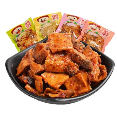 来一嘴重庆特产香菇豆干休闲零食网红零食散装独立包装批发零食图4