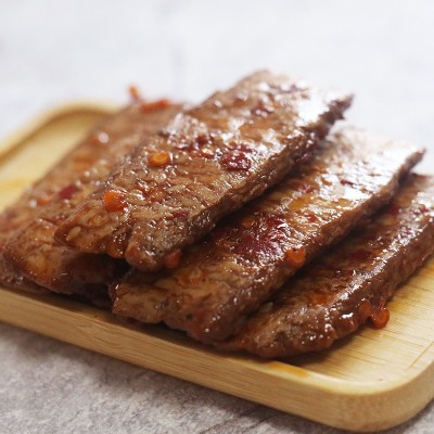 来一嘴重庆手撕素肉豆干散装素牛排辣条休闲零食多口味批发图3