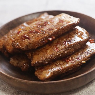 来一嘴重庆手撕素肉豆干散装素牛排辣条休闲零食多口味批发图4