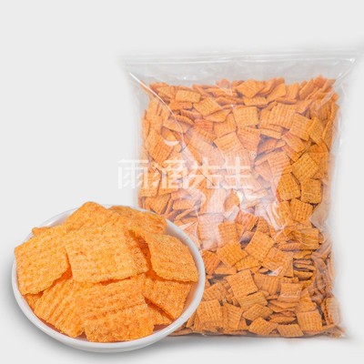 麻辣小米锅巴 5斤散装称重 超市KTV火锅店 休闲零食副食 整箱批发图5