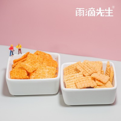麻辣小米锅巴 5斤散装称重 超市KTV火锅店 休闲零食副食 整箱批发图2