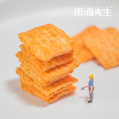 麻辣小米锅巴 5斤散装称重 超市KTV火锅店 休闲零食副食 整箱批发图4