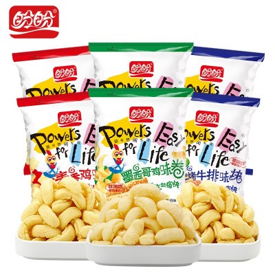 盼盼麦香鸡味块 薯片 8g多口味办公休闲膨化 地摊小卖部零食批发图5