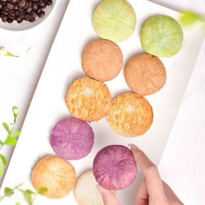 潘祥记鲜花饼云南特产糕点休闲零食绿豆饼玫瑰鲜花饼礼盒 整箱批发图5