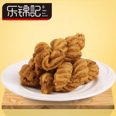 乐锦记 葱香麻花酥脆零食中式特色小吃传统点心办公室零食下午茶图2