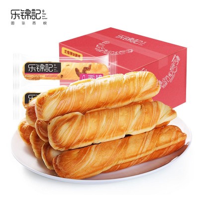 【乐锦记手撕面包750g整箱】营养早餐网红零食蛋糕点心口袋小面包图2