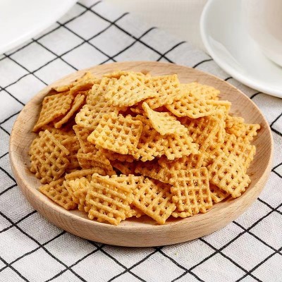 【整箱10包-60包】妙味佳米香锅巴休闲零食厂家直销散装网格锅巴图3