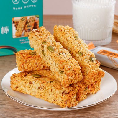 善粮大叔高蛋白代餐棒能量棒燕麦棒能量饼干谷物饱腹零食品 无糖精图2