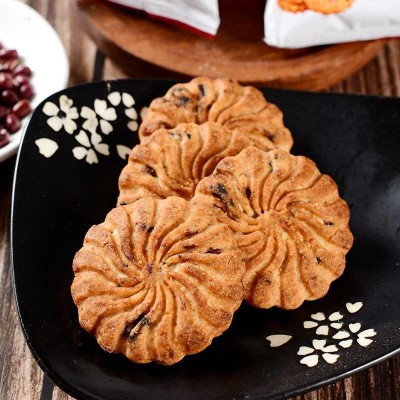 【金口福】红豆薏米代餐饼干网红早餐休闲零食抖音杂粮粗粮酥性图4
