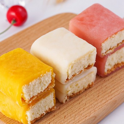 【整箱5斤】大个冰皮蛋糕多口味早餐软面包休闲蛋糕网红日 式零食图3