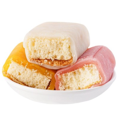 【整箱5斤】大个冰皮蛋糕多口味早餐软面包休闲蛋糕网红日 式零食图5