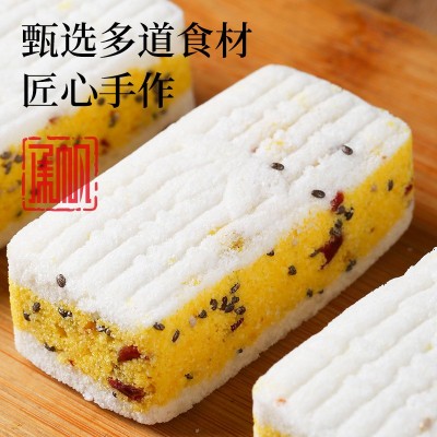 五指毛桃芡实糕饱腹代餐糕点老人孕妇小孩健康零食200g/袋装批发图3