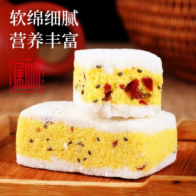 五指毛桃芡实糕饱腹代餐糕点老人孕妇小孩健康零食200g/袋装批发图2