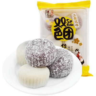旭香斋双色团300g 麻薯干吃汤圆糯米团零食手工糕点厂家直 销批发图5